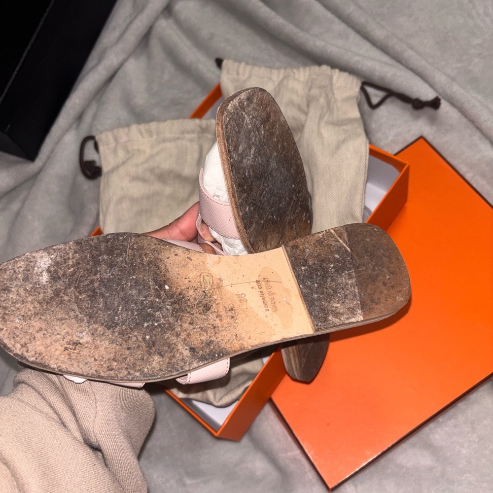 Women's Tan Sandals - Picture 3 of 4